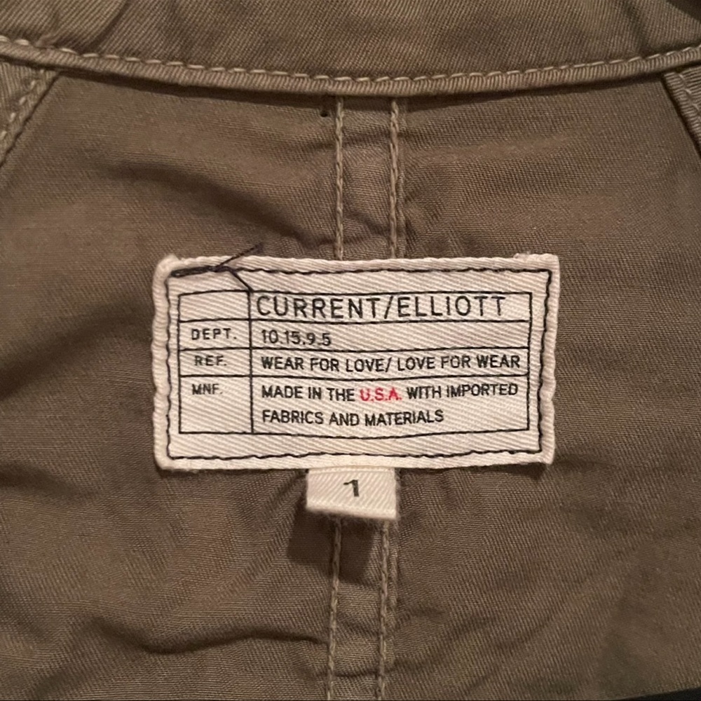 Current / Elliot | Olive Green Infantry Jacket - Picture 3 of 7